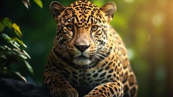 AI generated jaguar high quality image photo