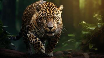 AI generated jaguar high quality image photo