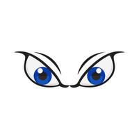 eye lens blue illustration vector