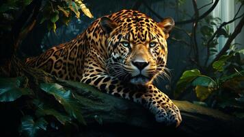 AI generated jaguar high quality image photo