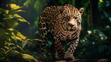 AI generated jaguar high quality image photo