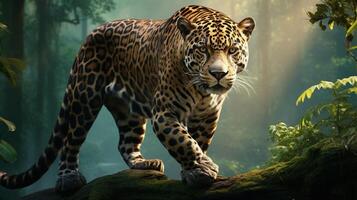 AI generated jaguar high quality image photo