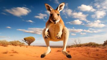 AI generated kangaroo high quality image photo
