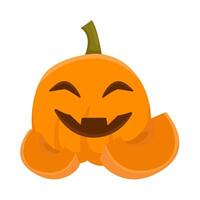 pumpkin halloween illustration vector