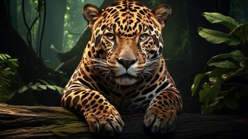 AI generated jaguar high quality image photo