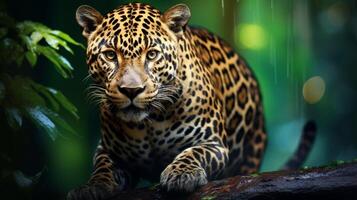 ai generado jaguar alto calidad imagen foto