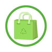 no paperbag illustration vector