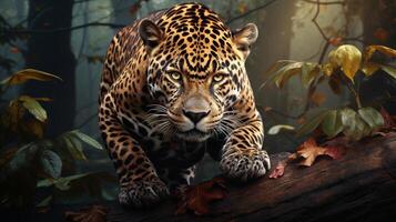 AI generated jaguar high quality image photo