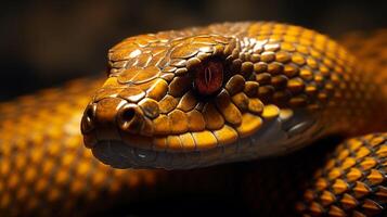 AI generated king cobra high quality image photo