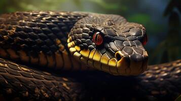 AI generated king cobra high quality image photo