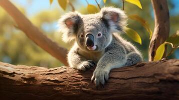 AI generated koala high quality image photo