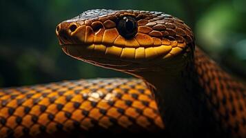 AI generated king cobra high quality image photo