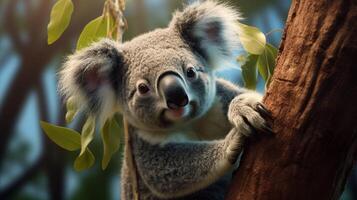 AI generated koala high quality image photo