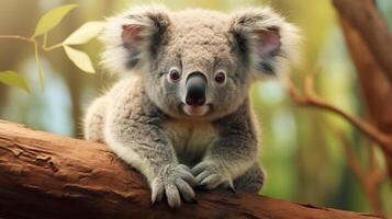 AI generated koala high quality image photo