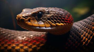 AI generated king cobra high quality image photo