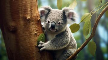 AI generated koala high quality image photo