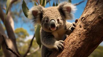 AI generated koala high quality image photo