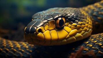 AI generated king cobra high quality image photo