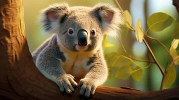 AI generated koala high quality image photo