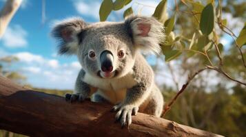 AI generated koala high quality image photo