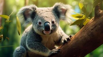 AI generated koala high quality image photo