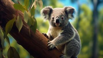 AI generated koala high quality image photo