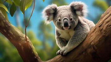 AI generated koala high quality image photo
