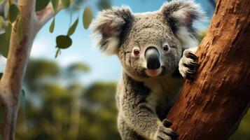 AI generated koala high quality image photo