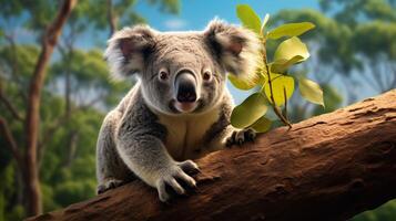 AI generated koala high quality image photo