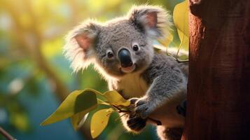 AI generated koala high quality image photo