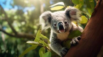 AI generated koala high quality image photo