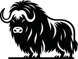 Musk Ox Bull vector