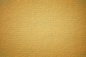 Yellow Painting on Stucco Wall Background. photo