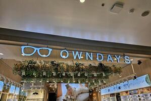 BANGKOK, THAILAND  OCTOBER 31, 2023 Owndays sign. Owndays is famous Japanese optical shop, that was founded in March 1989. photo