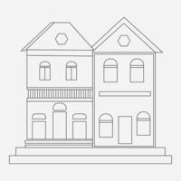 Building Desing isolated vector icon illustration eps