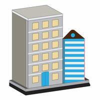 Building Desing isolated vector icon illustration eps