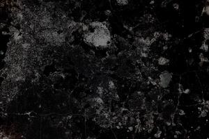 White Dirt and Scratches on Black Background, Suitable for Distressed Overlay Images. photo