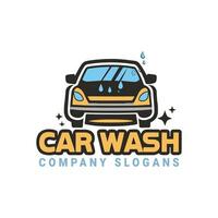 plano coche lavar empresa logo vector