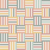 boho Geometric line square seamless Pattern background wall art vector illustration