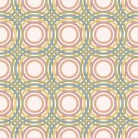 boho vintage circle seamless geometric patterns background vector illustration