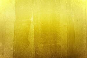 Gold Vintage Painting on Concrete Wall Texture Background. photo