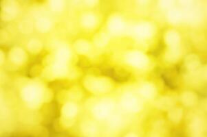 Abstract Luxury Yellow Bokeh Background. photo