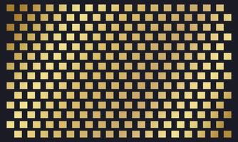 Horizontal luxury background with golden squares on dark vector