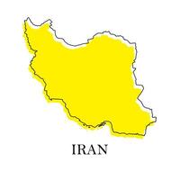 Iran Map. Iran Map Vector. Iran country map EPS vector