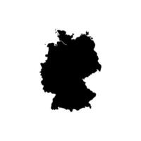 High detailed vector map - germany