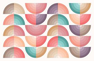 Colorful geometric pattern art background vector