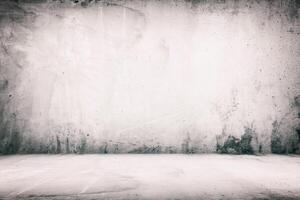 Abstract Concrete Room Background Using for Product Presentation Backdrop. photo