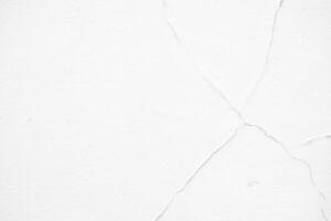 White Crack Concrete Wall Texture Background with Space for Text. photo