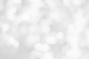 Abstract Natural White Bokeh Background. photo