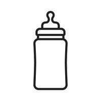 baby bottle icon design vector template